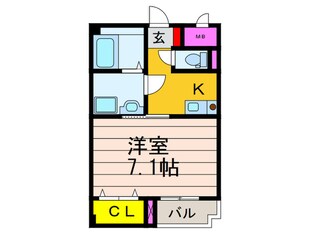 メゾンソウザⅡの物件間取画像